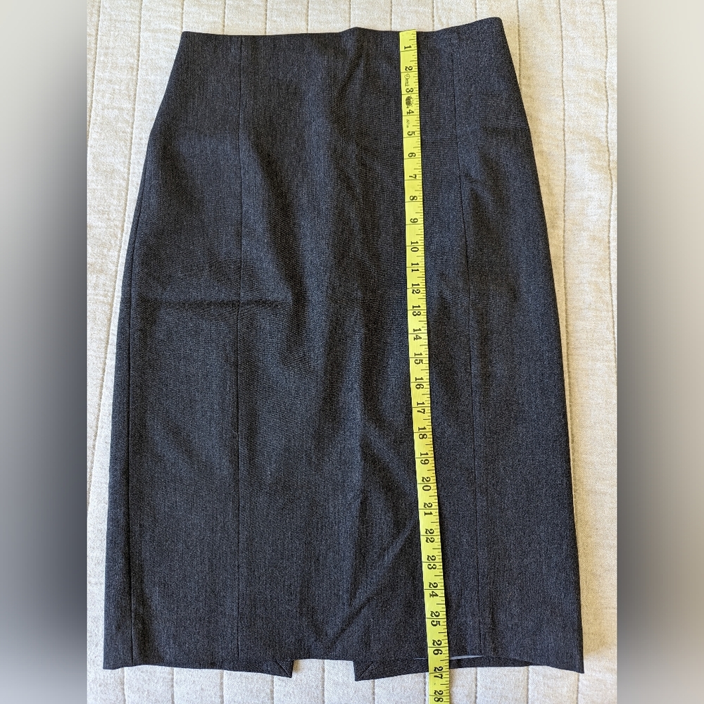Express Charcoal Grey Pencil Skirt
